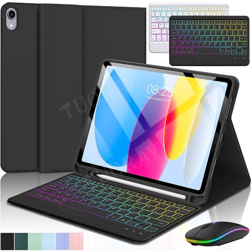Backlit keyboard with - with, case