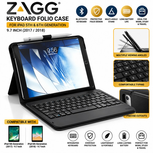 Zagg keyboard folio - folio, case
