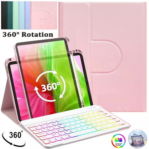 Backlit keyboard rotating - rotating, case